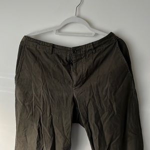 Green banana republic trousers
